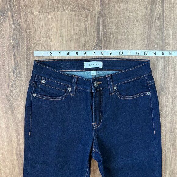 Lila Ryan Dark Modern Straight Slim Sz 26 - Picture 4 of 10